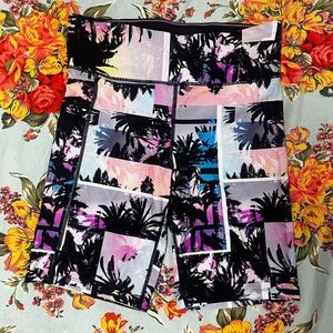 Calvin Klein Tropical Print Women's Bike Shorts